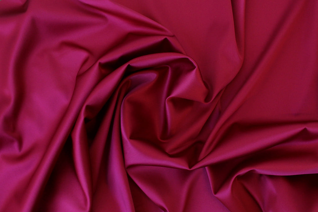 1/2 YD Cranberry Stretch Satin - Perfect for Sewing Lingerie
