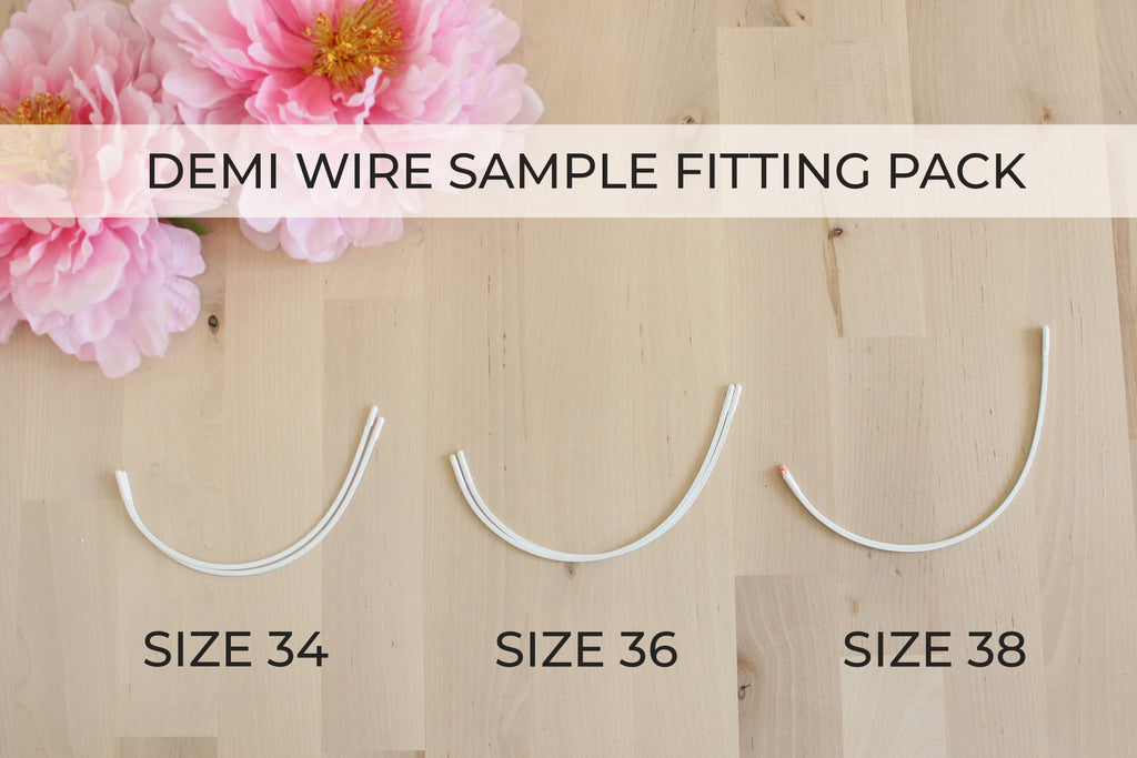 Demi Wire Fitting Pack - Find Your Fit - 3 Underwire Size Pack