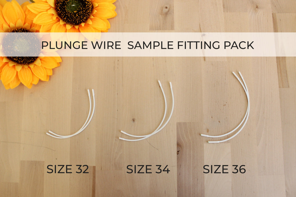 Plunge Wire Fitting Pack - Find Your Fit - 3 Underwire Size Pack